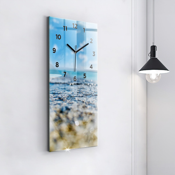 Vertical wall clock Water photography