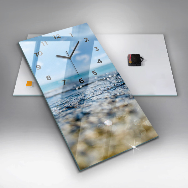 Vertical wall clock Water photography