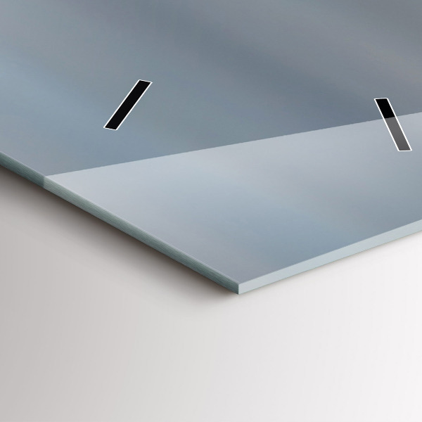 Vertical wall clock USA flag flying