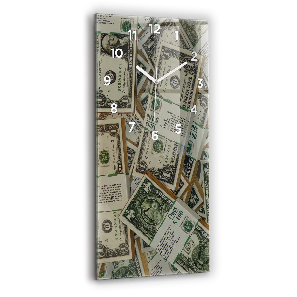 Vertical wall clock 1 US dollar