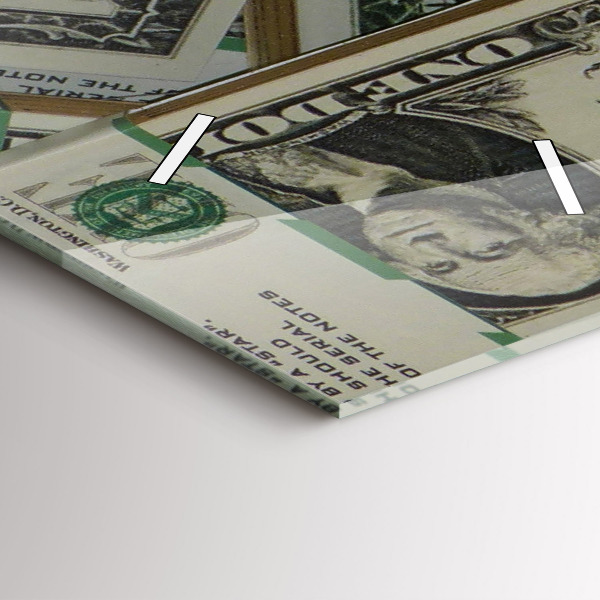 Vertical wall clock 1 US dollar