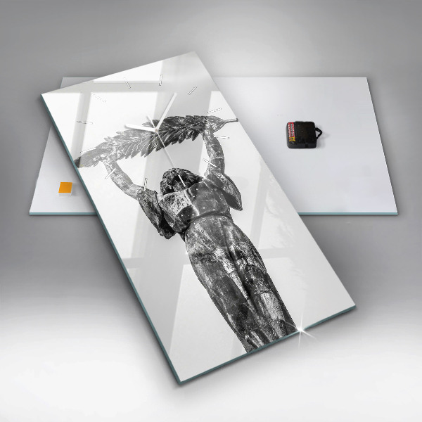 Vertical wall clock Statue of Liberty in Budapest