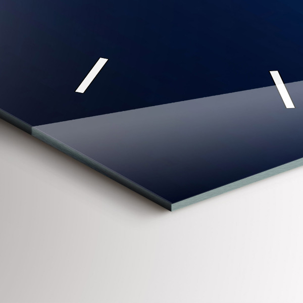 Vertical wall clock River Mountains Landscape