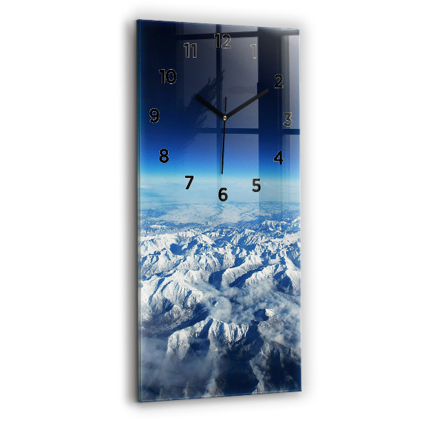 Vertical wall clock River Mountains Landscape