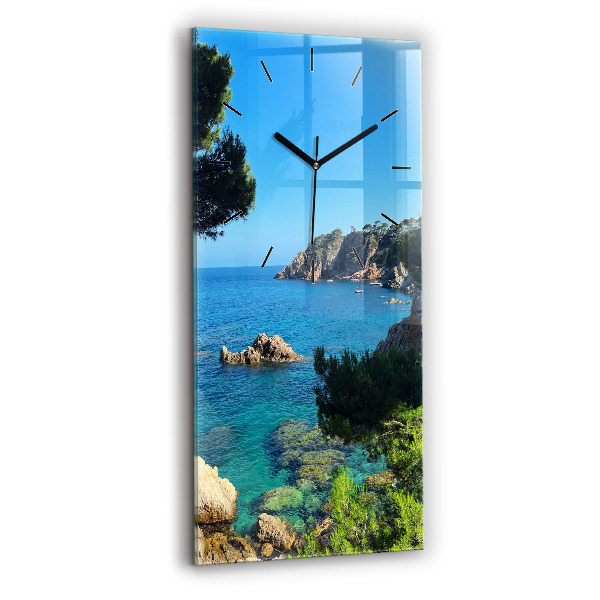 Vertical wall clock Costa Brava