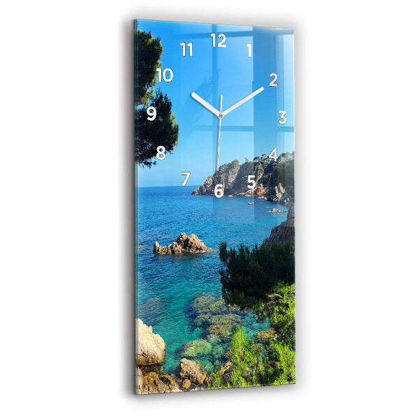 Vertical wall clock Costa Brava