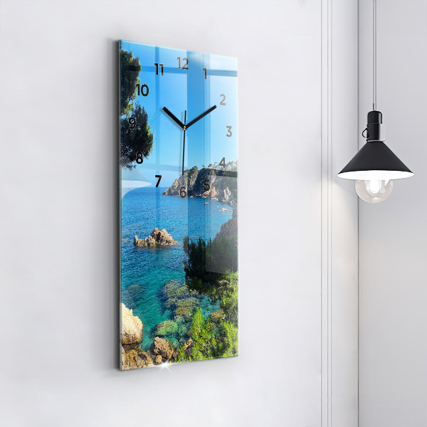 Vertical wall clock Costa Brava