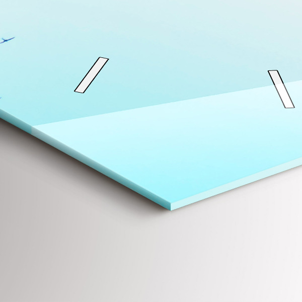 Vertical wall clock Plaza de Espana in Seville