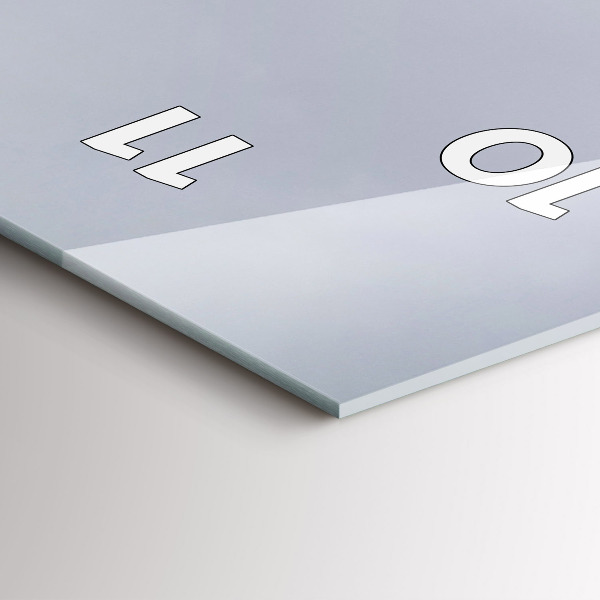 Vertical wall clock Statue of the Virgin Mary in Lyon