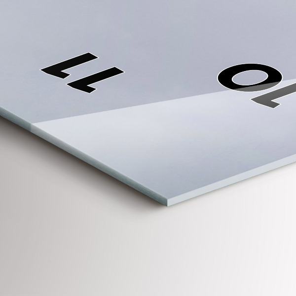 Vertical wall clock Statue of the Virgin Mary in Lyon