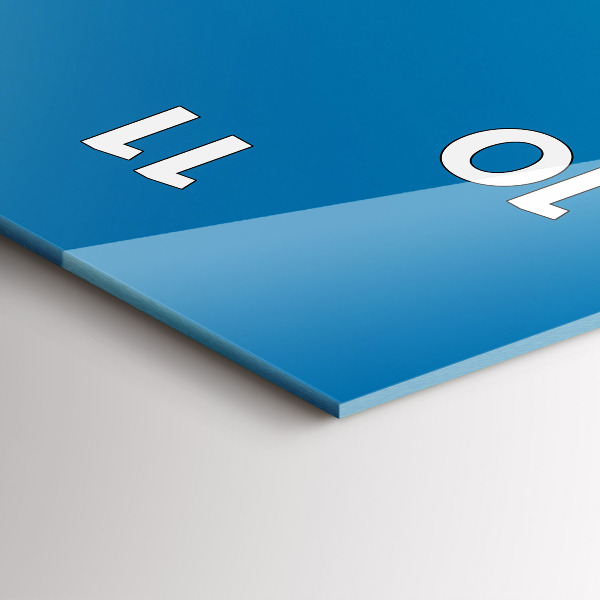 Vertical wall clock Cliffs in Dubrovnik