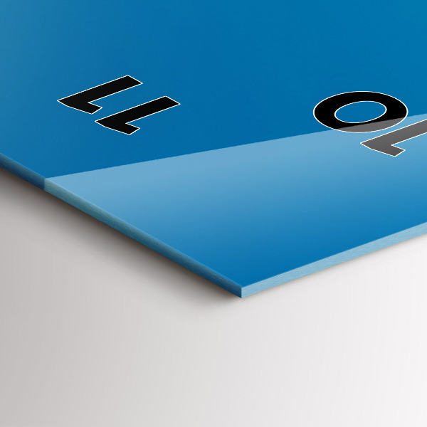 Vertical wall clock Cliffs in Dubrovnik