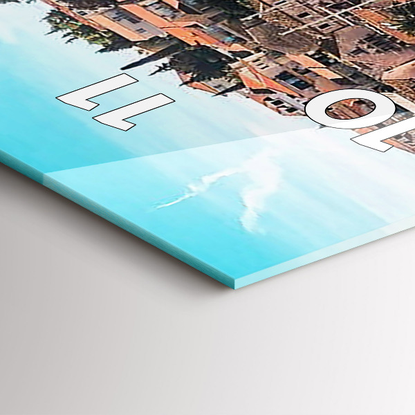 Vertical wall clock Boats in Croatia