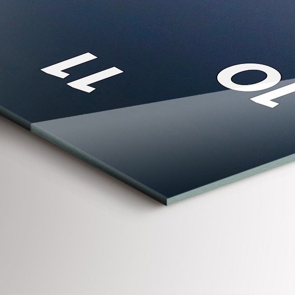 Vertical wall clock Temple in Bangkok