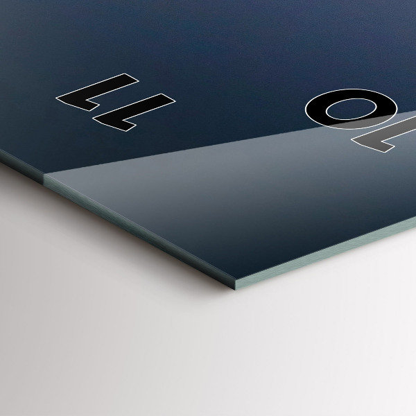 Vertical wall clock Temple in Bangkok