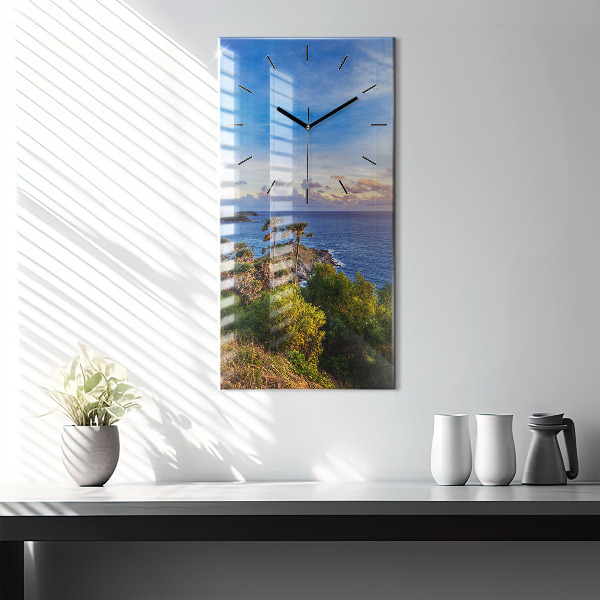 Vertical wall clock Phuket in Thailand