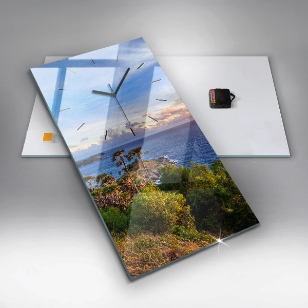 Vertical wall clock Phuket in Thailand