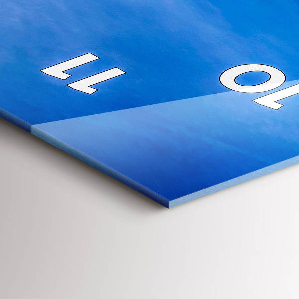 Vertical wall clock Phuket in Thailand