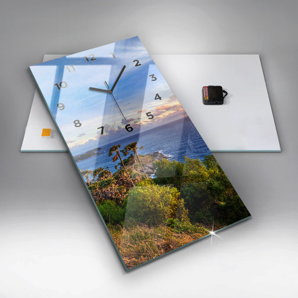 Vertical wall clock Phuket in Thailand