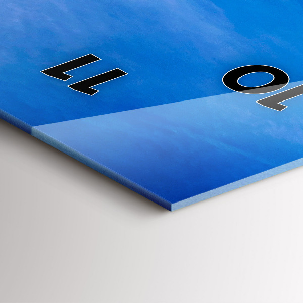 Vertical wall clock Phuket in Thailand