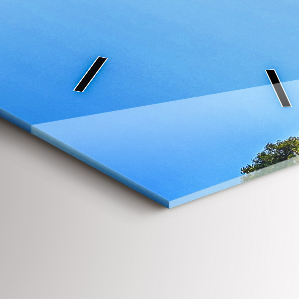 Vertical wall clock Surat Thani Park Thailand