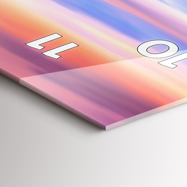 Vertical wall clock Godafoss Waterfall Iceland