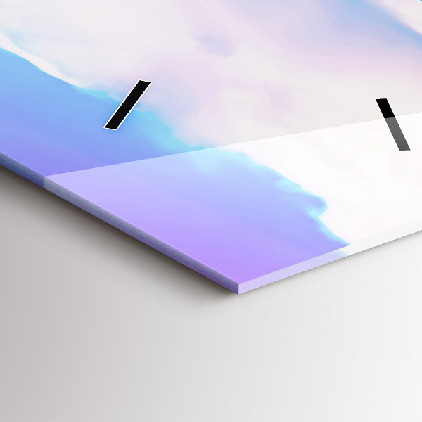 Vertical wall clock Godafoss in Iceland