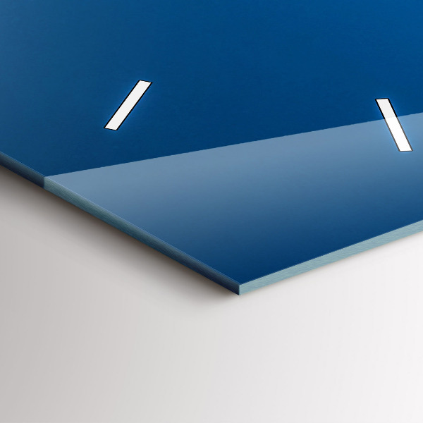 Vertical wall clock Marina in Marseille France