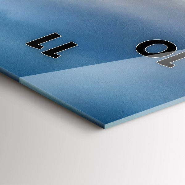 Vertical wall clock Lake Jokulsarlon Iceland