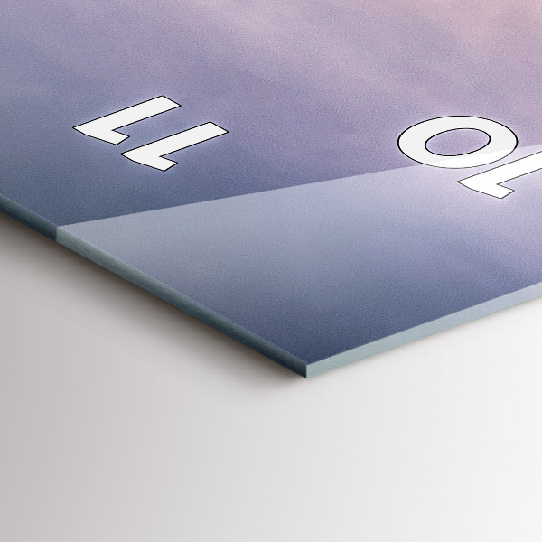 Vertical wall clock Brandenburg Gate