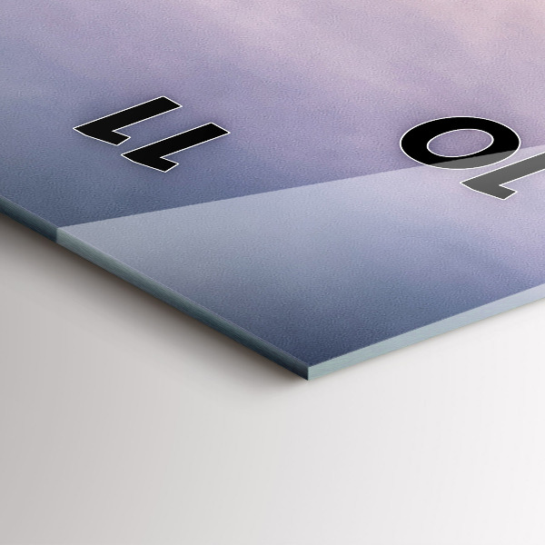 Vertical wall clock Brandenburg Gate