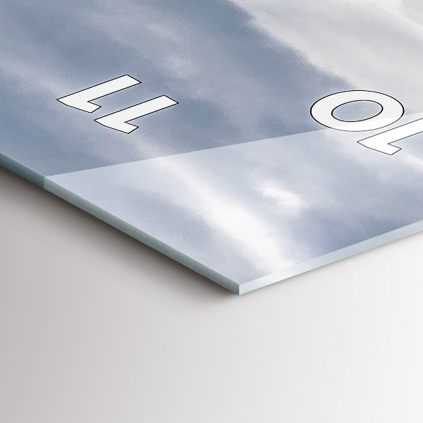 Vertical wall clock Neuschwanstein Castle