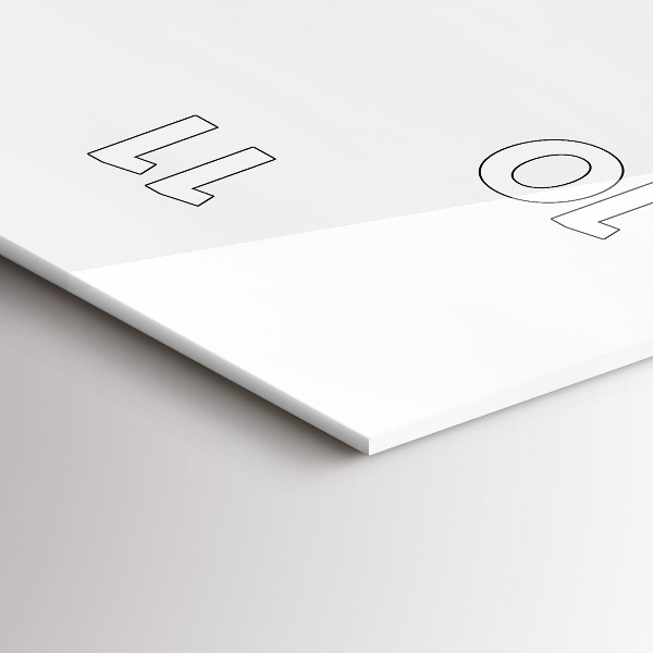 Vertical wall clock River Hamburg Germany