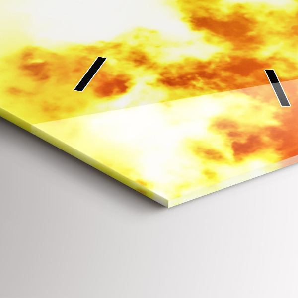 Vertical wall clock The Eiffel Tower in Paris