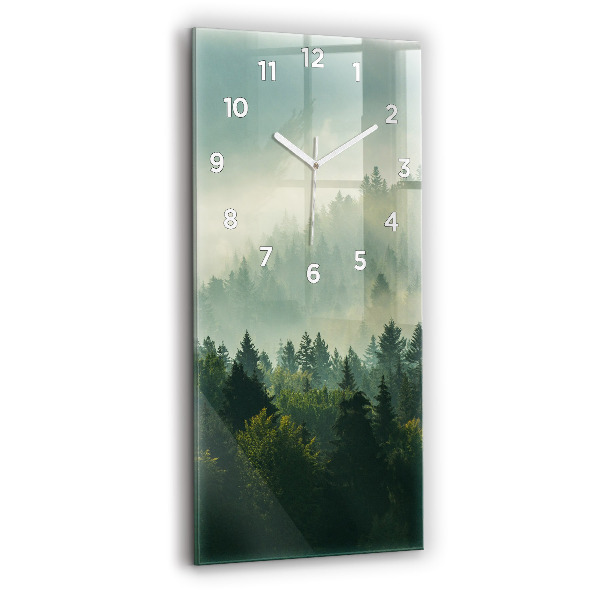 Vertical wall clock Sunrise Beskids