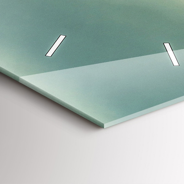 Vertical wall clock Sunrise Beskids