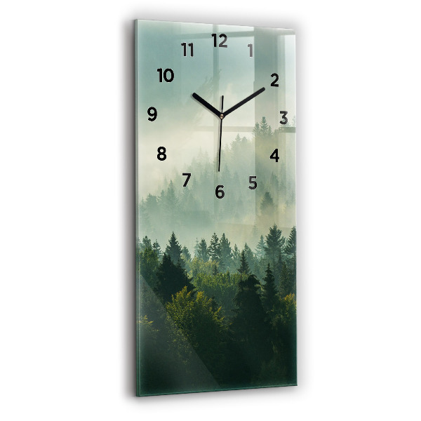 Vertical wall clock Sunrise Beskids