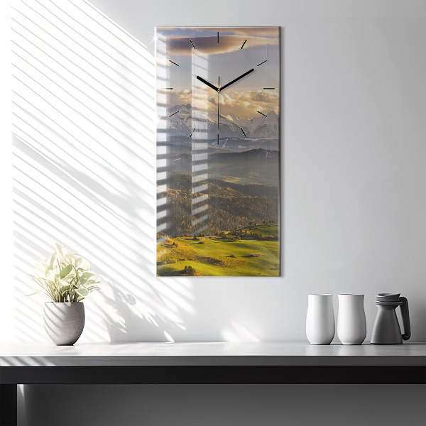 Vertical wall clock Pieniny – Wysoki Wierch