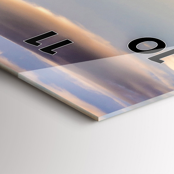 Vertical wall clock Pieniny – Wysoki Wierch