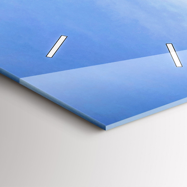 Vertical wall clock Sokolica Peak in the Pieniny Mountains