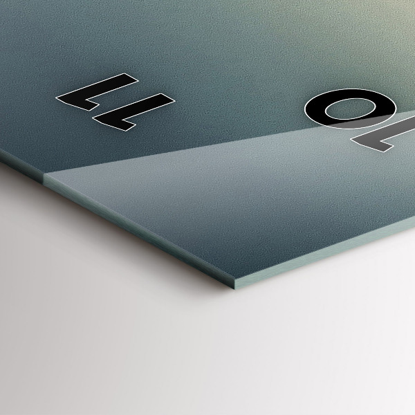 Vertical wall clock Bieszczady Mountains