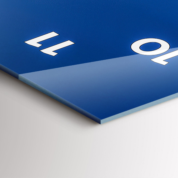 Vertical wall clock Panorama of the city of Pilsen