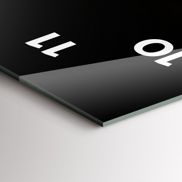 Vertical wall clock Charles Bridge in Prague