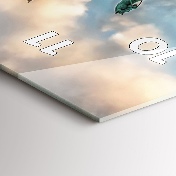 Vertical wall clock Brandenburg Gate in Berlin