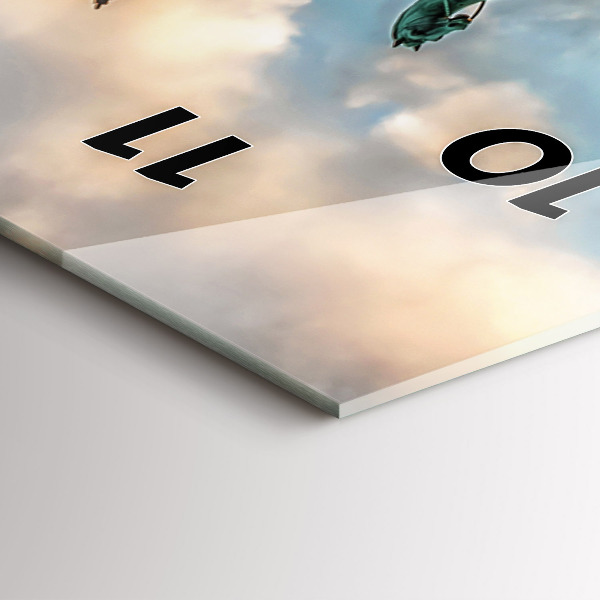 Vertical wall clock Brandenburg Gate in Berlin