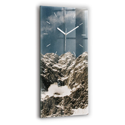 Vertical wall clock Watzmann Mountains