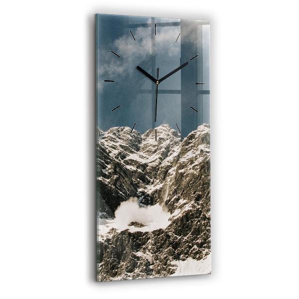 Vertical wall clock Watzmann Mountains