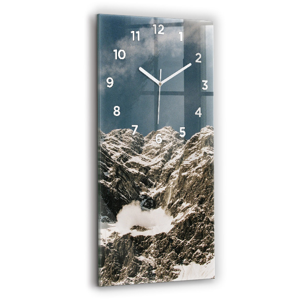 Vertical wall clock Watzmann Mountains