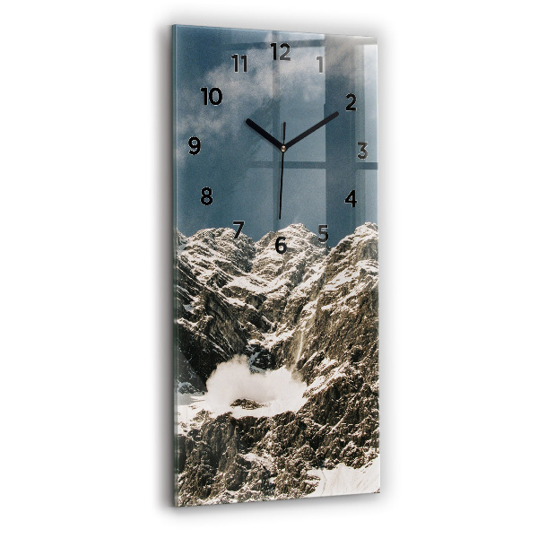 Vertical wall clock Watzmann Mountains