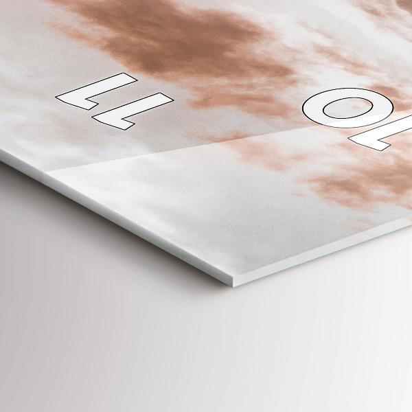 Vertical wall clock Spiš Castle in Slovakia